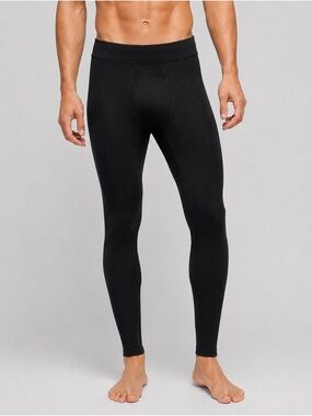Lululemon Keep The Heat Thermal Tight Wool Blend Baselayer Sz S Black EUC
